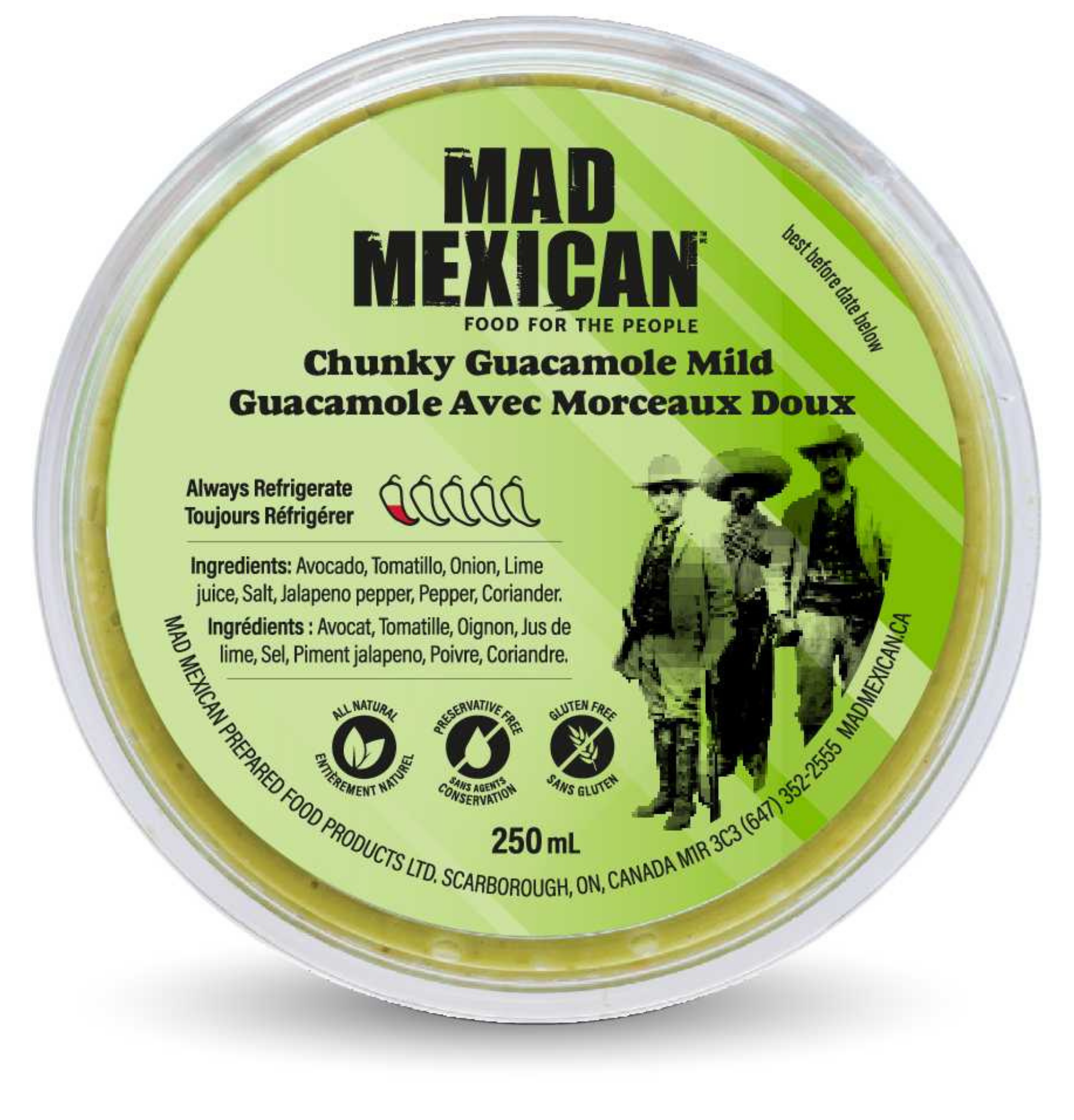 Authentic Mexican guacamole 