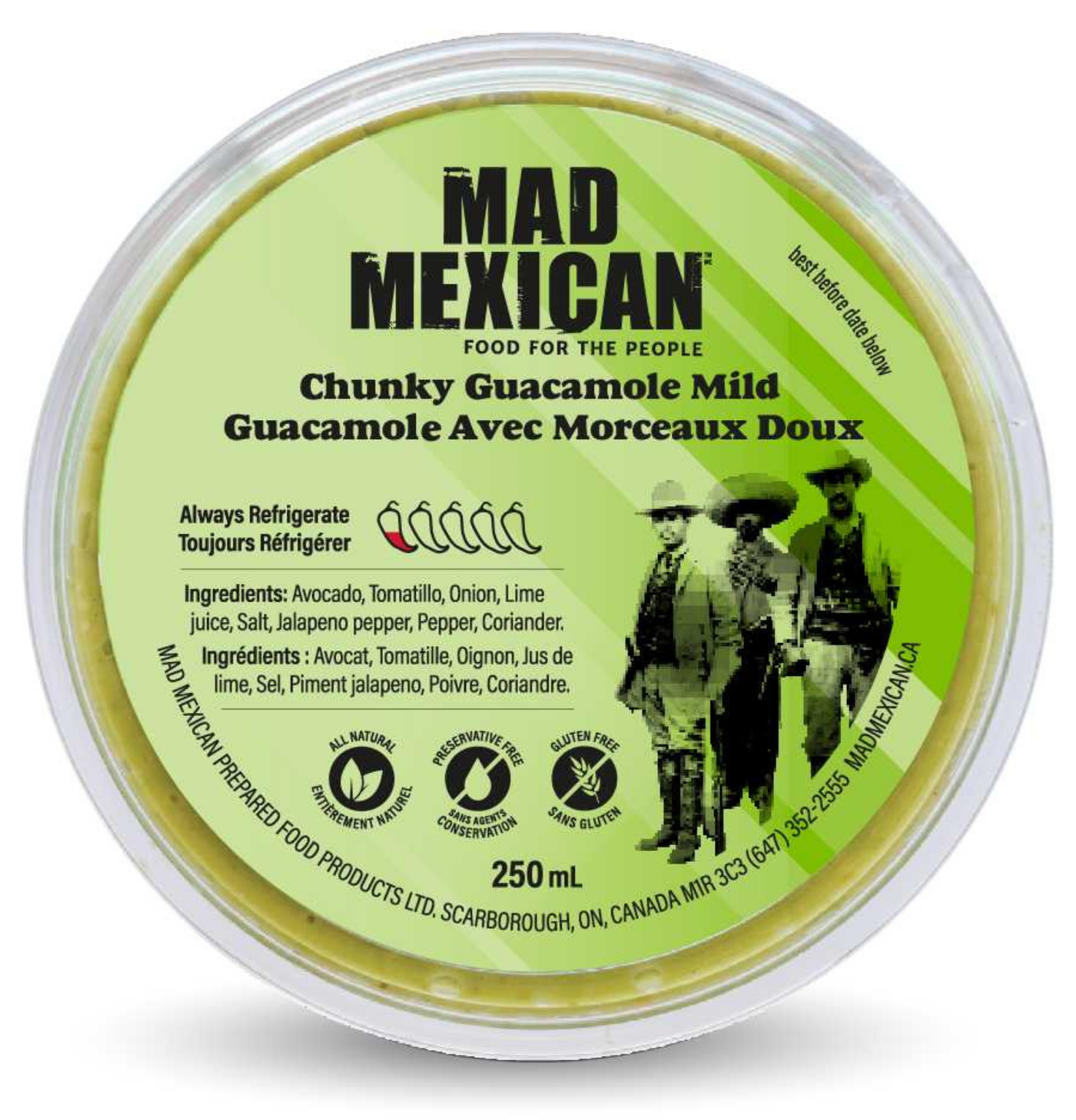 Authentic Mexican guacamole 